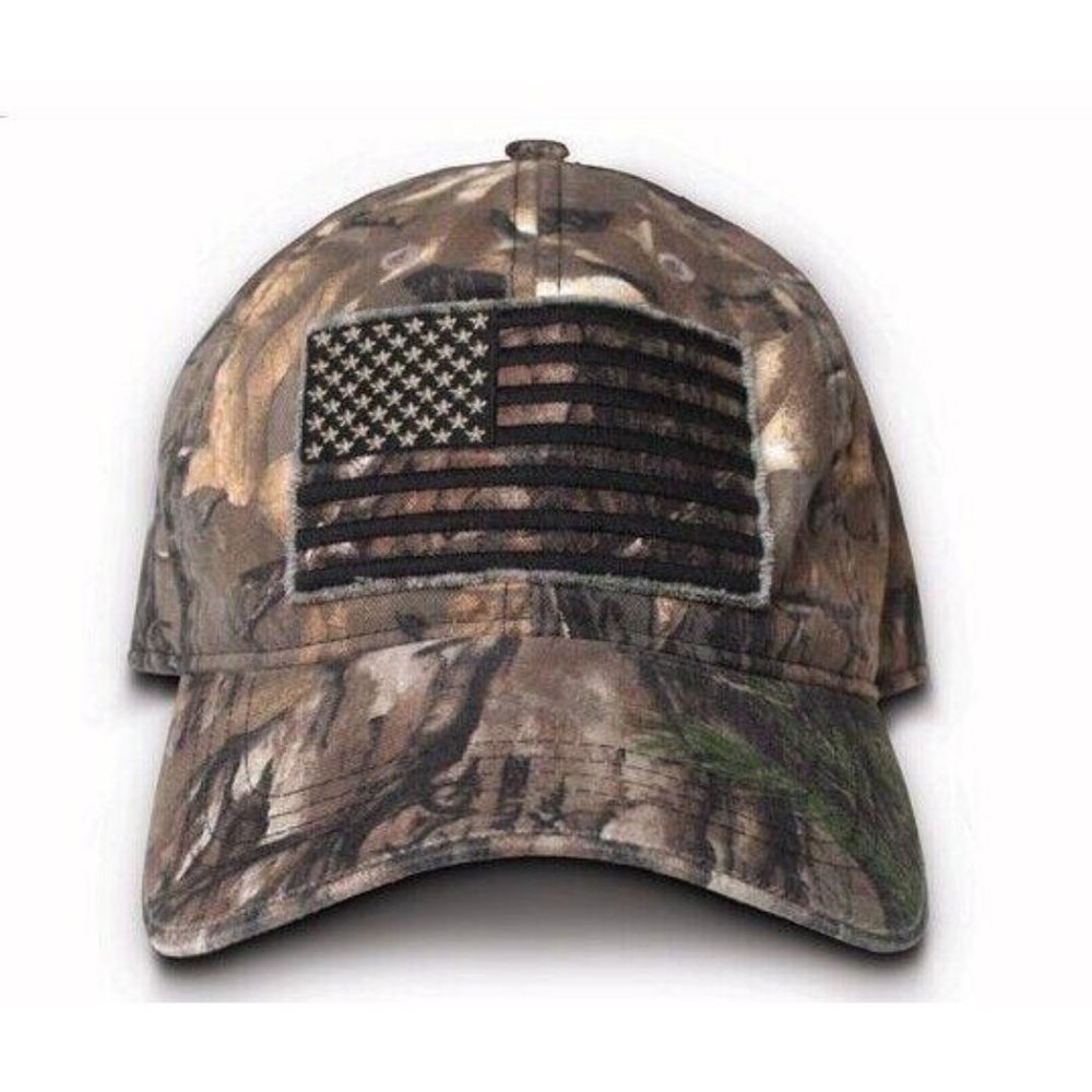 U.S. Flag Smooth Operator Camo Cap Hat Buck Wear - NEW FAST SHIP